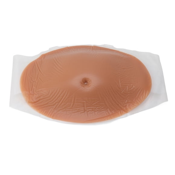 Faux Ventre de Grossesse Silicone Respirant Élastique Accessoires de Grossesse pour Performance sur Scène 4-5 Mois