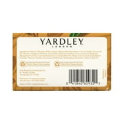 (Pack of 3) Yardley London Oatmeal & Almond Nourishing Bath Bar Soap, Body Soap Bars for All Skin Types, 4 oz
