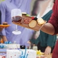 thumbnail image 6 of CarpNettore Appetizer Plate Gift Portable Lightweight Snack Tray for Party Wedding Hotel Rectangle, 6 of 9