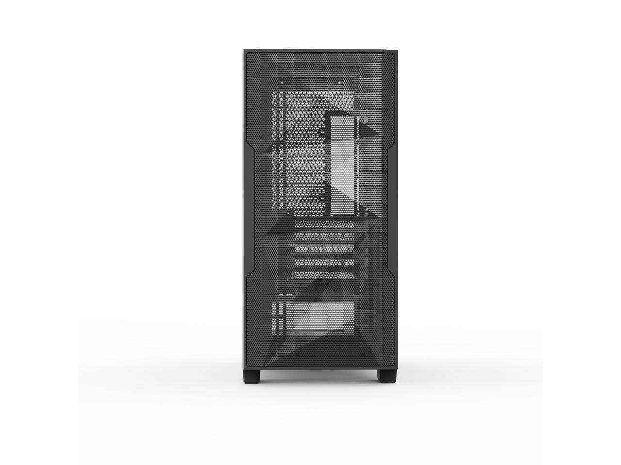 Rosewill FBM-X6 Black Micro ATX Mid Tower Case - Tempered Glass Side Panel, High Airflow, 4X PWM ARGB Fans, Dedicated Cable Routing Clips, Pre-Installed 650W 80+ Gold PSU