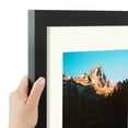 thumbnail image 6 of ArtToFrames 16x28" Matted Picture Frame with 12x24" Single Mat Photo Opening Framed in 1.25" Satin Black and 2" Chantilly Mat (FWM-3926-16x28), 6 of 8
