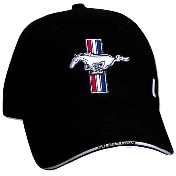 Ford Mustang GT Embroidered Hat Cap Black