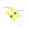 thumbnail image 3 of Captain Armbands Nylon Football Equipment For Training Matches 3Pcs, 3 of 8