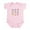 Petal Pink, variant on CafePress - Colorful Dachshunds Body Suit - Baby Light Bodysuit, Size Newborn - 24 Months
