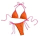 thumbnail image 2 of Traje de baño para mujer, bikini de moda de color liso con tirantes divididos, conjunto de dos piezas, trajes de baño para mujer, conjuntos de bikini para mujer, trajes de baño bikini para mujer, 2 of 3