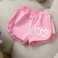 thumbnail image 6 of Khunlpohl Girl's Knitted Shorts Printed Elastic Waisted Wide Legs Short Pant Summer Casual Cute Loose Outdoor Pants 1-12 Years, 6 of 6