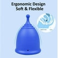 thumbnail image 4 of SHORDY Menstrual Cup (Blue), Single Pack (Large) with Box, 4 of 10