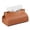Brown, variant on Modern Rectangular Tissue Box Cover, Decorative Desktop Facial Paper Dispenser Holder, Portable Foldable Napkin Storage Organizer for Living Room Coffee Tables, Counters and Nightstands