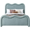 thumbnail image 5 of Meridian Furniture Gavin Blue Chenille Fabric King Bed, 5 of 5