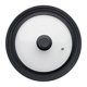 thumbnail image 2 of Universal Lid for Pots,Pans and Skillets - Tempered Glass with Heat Resistant Silicone Rim Fits 16-18-20 cm Diameter Cookware, 2 of 4