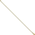 thumbnail image 2 of 14K Yellow Gold .95mm Box Chain (7 X 0.95) Made In Peru box095-7, 2 of 5