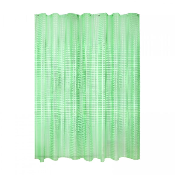 AUQ 2026 New Clear Peva Shower Curtain Liner with Weighted Magnets - 70X70 Inch Premium Frosted Checkered Design,Waterproof & Rustproof for Bathroom,71X71In