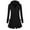 Black, variant on Women's Full Zip Long Hoodies Tunic Sweatshirts Dressy Cardigan Casual Hooded Jacket with Pockets