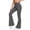Dark Gray, variant on AGKIZG Women Yoga Pants High Elasticity Elastic Waist Hip Lifting Solid Leg Sports ness Workout Long Trousers