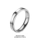 thumbnail image 4 of Qarigey Anillo de moda de plata para mujer, elegante y exquisito, cualquier ocasión, anillos para hombres, anillos de pareja, anillo de mujer Ropa, zapatos y accesorios Miscelánea hombres seis, 4 of 6