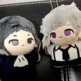 thumbnail image 5 of Muñeco de peluche de Anime BSD Osamu Dazai Nakahara Chuuya Nakajima Atsushi Edogawa Rampo, Mini llavero colgante, regalos de juguete súper bonitos, 5 of 5