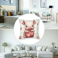 thumbnail image 5 of Pig Pillow Covers Cartoon Pigs Decorative Throw Pillow Covers Cases Home Decor Lovely Animal Cute Pet Pig Pink Herat Love Cushion Case for Couch Sofa Outdoor, 5 of 7
