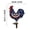 B, variant on Patriotic Metal Rooster Yard Decor with Stakes, 2D Standing Small Metal Chicken Yard Decor Rooster Sign Ornament Figurines for 4th of July Backyard Lawn Porch Outdoor Decor
