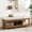 Ivory, variant on CQSXDA Upholstered Linen Bench with Storage Shelf, Tufted Ottoman Furniture with Solid Wood Spindle LegsFor Bedroom Entryway Living Room, Linen