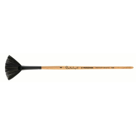 UPC: 0757063645845 | Princeton Brush Catalyst Polytip Short Handle Bristle Brush  Fan  4