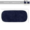 thumbnail image 3 of Home Weavers Allure Collection Cotton Toilet Tank Lid Cover for Bathroom, Soft Absorbent Non-Slip Tufted Fabric, Machine Washable Toilet Tank Top Cover, 10"x22" Navy, 3 of 11