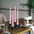 thumbnail image 6 of FCMSHAMD 7.3'' Pink Taper Candles -Unscented Dripless(2 Pack), 6 of 7
