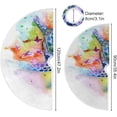 thumbnail image 3 of FMSHPON Watercolor Sea Turtle Xmas Christmas Tree Skirt Stand Mat for Holiday Party Decoration Indoor Outdoor 48 inches, 3 of 6