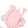 thumbnail image 5 of inhzoy Gymnastic Leotards for Girls One-Piece Cutout Side Ballet Dancewear Activewear Pink 6, 5 of 6