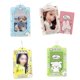 thumbnail image 4 of Portatarjetas fotográficas compacto de acrílico con llavero, 4 fundas para tarjetas fotográficas de ídolos del Kpop, marco de exhibición portátil, portatarjetas fotográficas elegante y protector,, 4 of 5