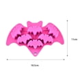 thumbnail image 5 of Hovilon Halloween Silicone Baking Mold, 6 Cavity Bat Shaped Chocolate Candy Cake Mold, Food Grade Silicone for Ice Cubes Soap, Spooky Party Supplies, Rose Red Non-Stick Reusable Tray, 5 of 6
