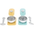 thumbnail image 5 of KAKOWELY 2 juegos de mini batidoras de juguete simuladas, electrodomésticos de juguete, mini suministros de cocina para el hogar., 5 of 5