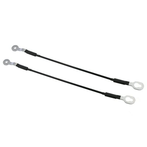 2 Pcs Car Rear Tailgate Cables Lift Gate Support Straps Fit for Chevrolet S10 Pickup Black