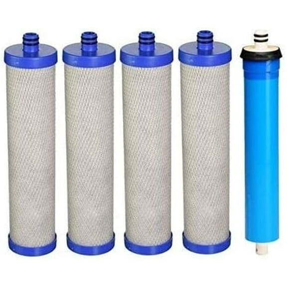 IPW Industries Inc. Compatible Reverse Osmosis Complete Annual Replacement Water Filters for WHER12 and WHER18 System