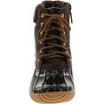 thumbnail image 4 of Nature Breeze Duck-02 Women Stitching Lace Up Side Zip Waterproof Insulated Boot, Brown, 7, 4 of 4