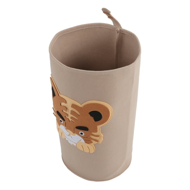 Cotton Laundry Hamper, Foldable Space Saving Laundry Basket For Clothes