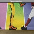 thumbnail image 6 of Ambesonne Ombre Place Mats Set of 4, Baseball Grunge Splash, Standard Size, Multicolor, 6 of 6