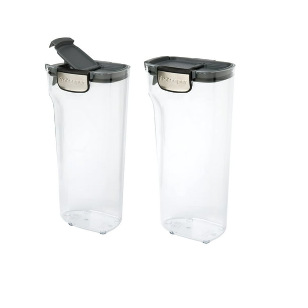 Contenedor de almacenamiento de alimentos Progressive ProKeeper+, 2,4 L, juego de 2 piezas