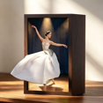 thumbnail image 6 of Ballet Dancer Tissue Box,Decorative Dancing Figure Facial Tissue Dispenser, Lady Flying Dress Paper Dispenser for Bedroom and Living Room, 6 of 10