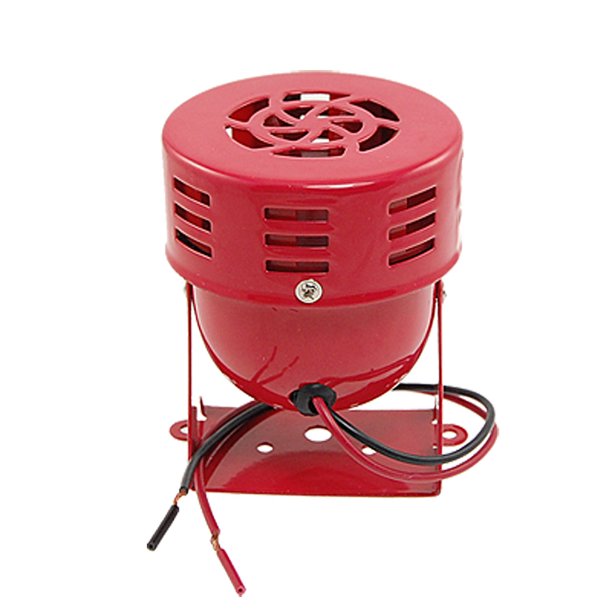Unique Bargains 114dB Red MS190 Industrial Alarm Sound Siren DC 24V