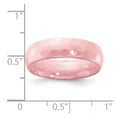 thumbnail image 2 of Ceramic Pink Faceted 6mm Polished Band Ring Size 8.5 Ring for Women and Men, 2 of 2