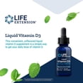 thumbnail image 4 of Vitamina D3 líquida, 50 mcg (2000 UI), extensión de vida, 4 of 5