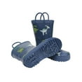 thumbnail image 4 of FOXFIRE Kids Rain Boots, Color: Navy Blue Dinosaur, Size: 11 (600-65-11), 4 of 5
