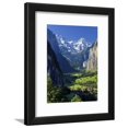 thumbnail image 1 of Switzerland, Bernese Oberland, Lauterbrunnen Town and Valley, Framed Art Print Wall Art by Michele Falzone Sold by Art.Com, 1 of 5