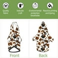 thumbnail image 6 of Cauagu Cow Tie Dye Pattern Winter Pet Hoodie Sweatshirts- Dog Hoodie Sweater with Leash Hole - Cute Dog Hoodie - Pet Clothes Puppy Cat Custume -Large, 6 of 8