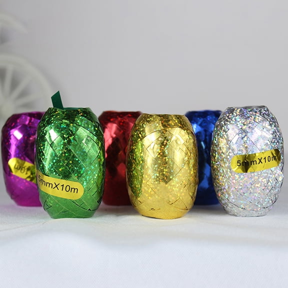 BESTYASH Decorative Balloon Ribbon Roll in Assorted Colors for Creative DIY Projects