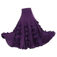 thumbnail image 4 of de Baile Flamenco cinturo Volante para Salda Tango Accesorios para Bailarinas Profesionales Púrpura, 4 of 8