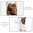 thumbnail image 2 of Leopard Stylish Chiffon Beach Dresses for Women | Summer Dress for the Beach, 2 of 6