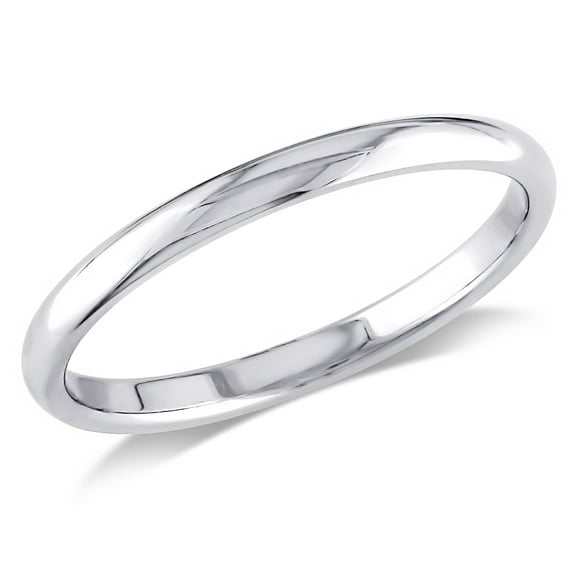 Everly Women's 10k White Gold Wedding Ring