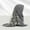 Grey, variant on Children's Hijab Scarf, Headscarf Wrap With Mesh Spliced, Soft & Lightweight, Cute Design For Home & Park, Beige A, Size A