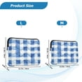 thumbnail image 4 of FORMRS 13-13.3 inch Laptop Sleeve Case Soft Carrying Quilted Computer Bag Cover, Blue Plain, 4 of 7